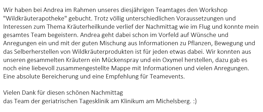 Erfahrungsbericht der geriatrischen Abteilung Klinikum am Michaelsberg